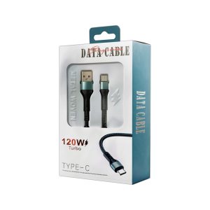 کابل تبدیل USB به USB-C دیتا مدل 120w طول 1 متر