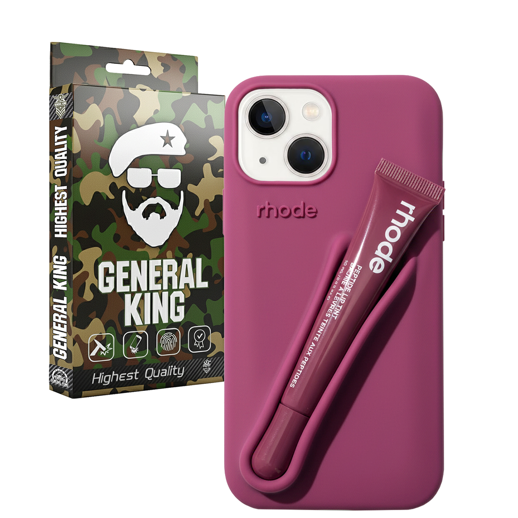 کاور ژنرال کینگ مدل GR-Lip برای گوشی اپل iPhone 13 / 14 / 15