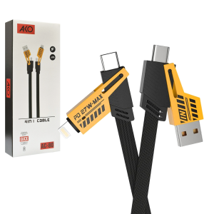 کابل تبدیل USB-C / لایتنینگ  به USB/USB-C اکو مدل AC-80 طول 1 متر
