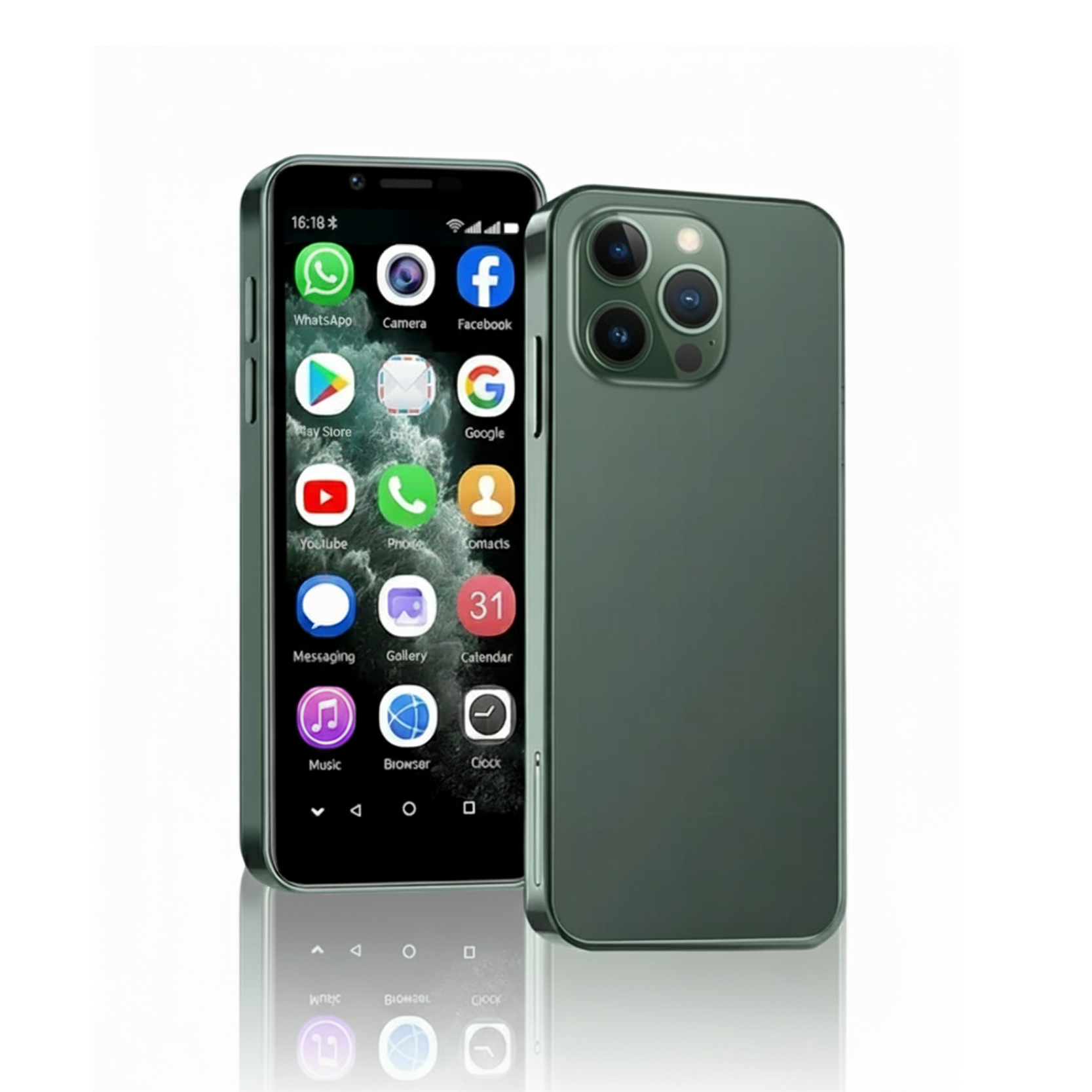 گوشی سویس XS 16Pro Max Mini دو سیم کارت ظرفیت 16 گیگابایت و رم 2 گیگابایت - تصویر 2