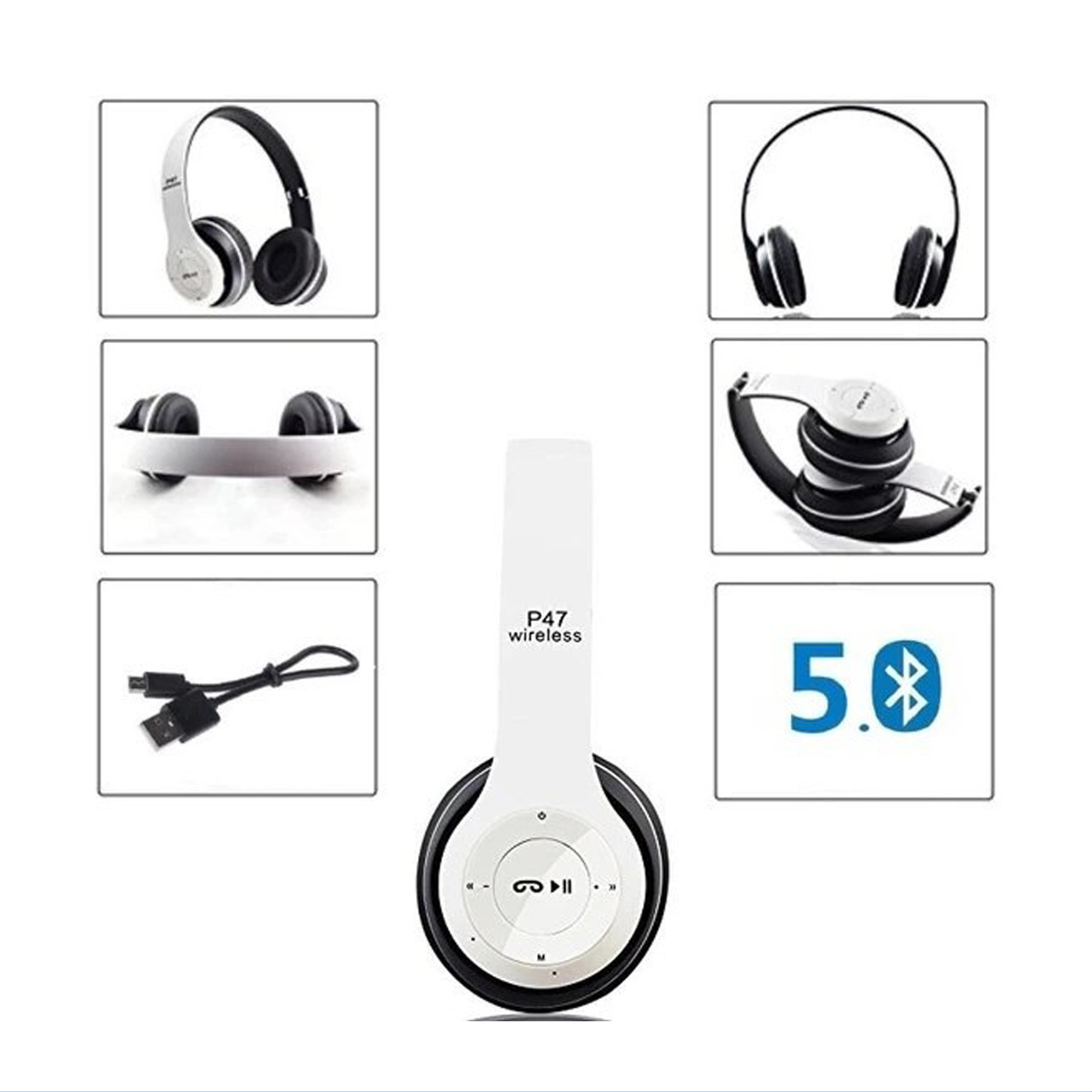 هدفون بی سیم مدل P47 - تصویر 3