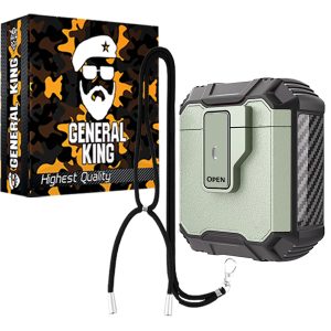 کاور ژنرال کینگ مدل Y-P1/P2 مناسب برای کیس اپل airpods 1/2 به همراه بندآویز