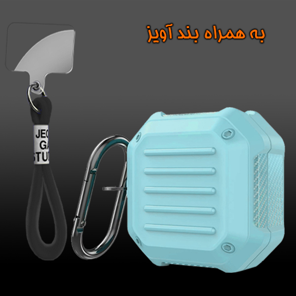 کاور ژنرال کینگ مدل B-Carbon برای هدفون سامسونگ Galaxy Buds Live / Buds Pro / Buds 2 / Buds 2 Pro به همراه بند آویز - تصویر 2