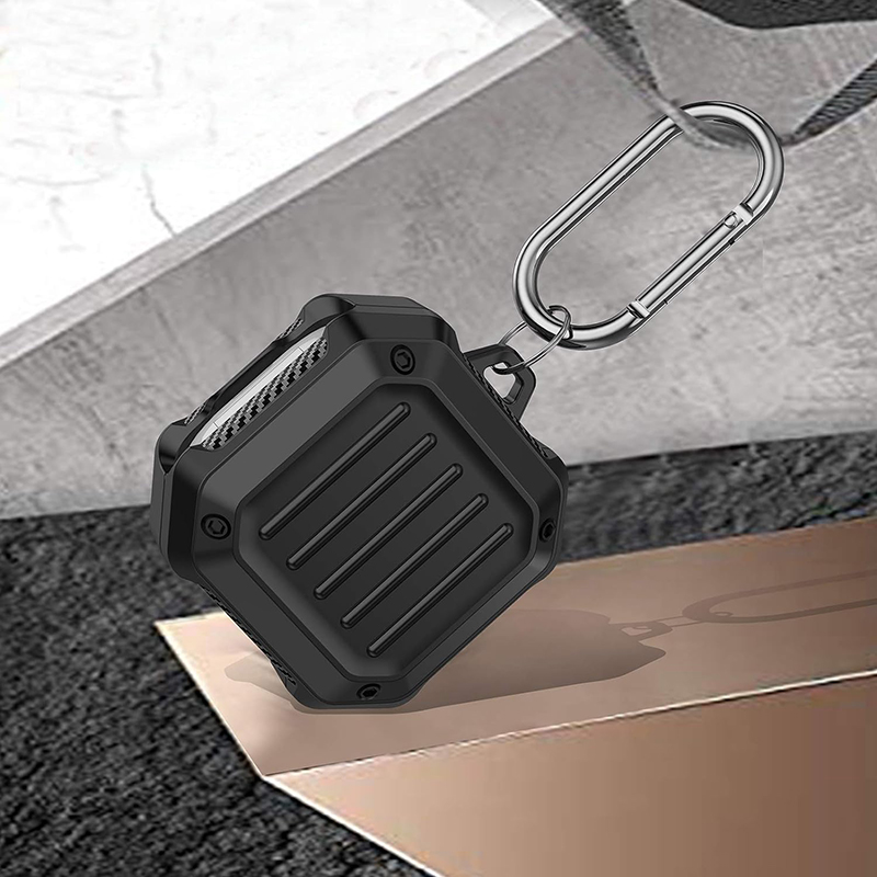 کاور ژنرال کینگ مدل B-Carbon برای هدفون سامسونگ Galaxy Buds Live / Buds Pro / Buds 2 / Buds 2 Pro به همراه بند آویز - تصویر 13
