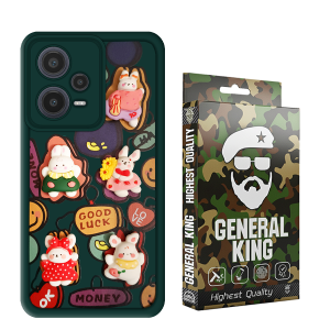 کاور ژنرال کینگ مدل Green برای گوشی شیائومی Redmi note 12 pro Speed / Poco X5 Pro 5G