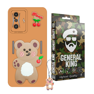 کاور ژنرال کینگ مدل GR-Gilasi برای گوشی شیائومی Poco F4 GT / Redmi K50 Gaming به همراه بند آویز